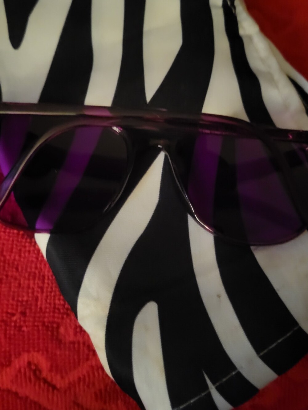Women's Purple Sunglasses - Picture 5 of 6